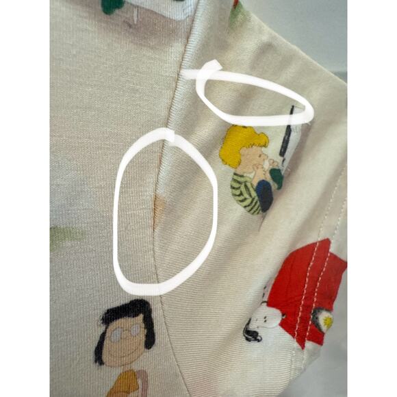 2T Bundle Of Joy Co Twirl Bodysuit Dress Bamboo Snoopy Peanuts Gang Print Soft - Picture 6 of 15